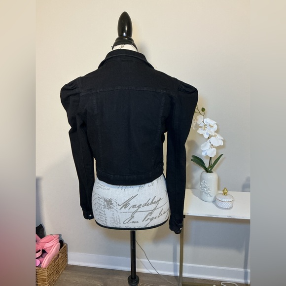 Tinseltown Black Denim Women's Jacket - Picture 2 of 8